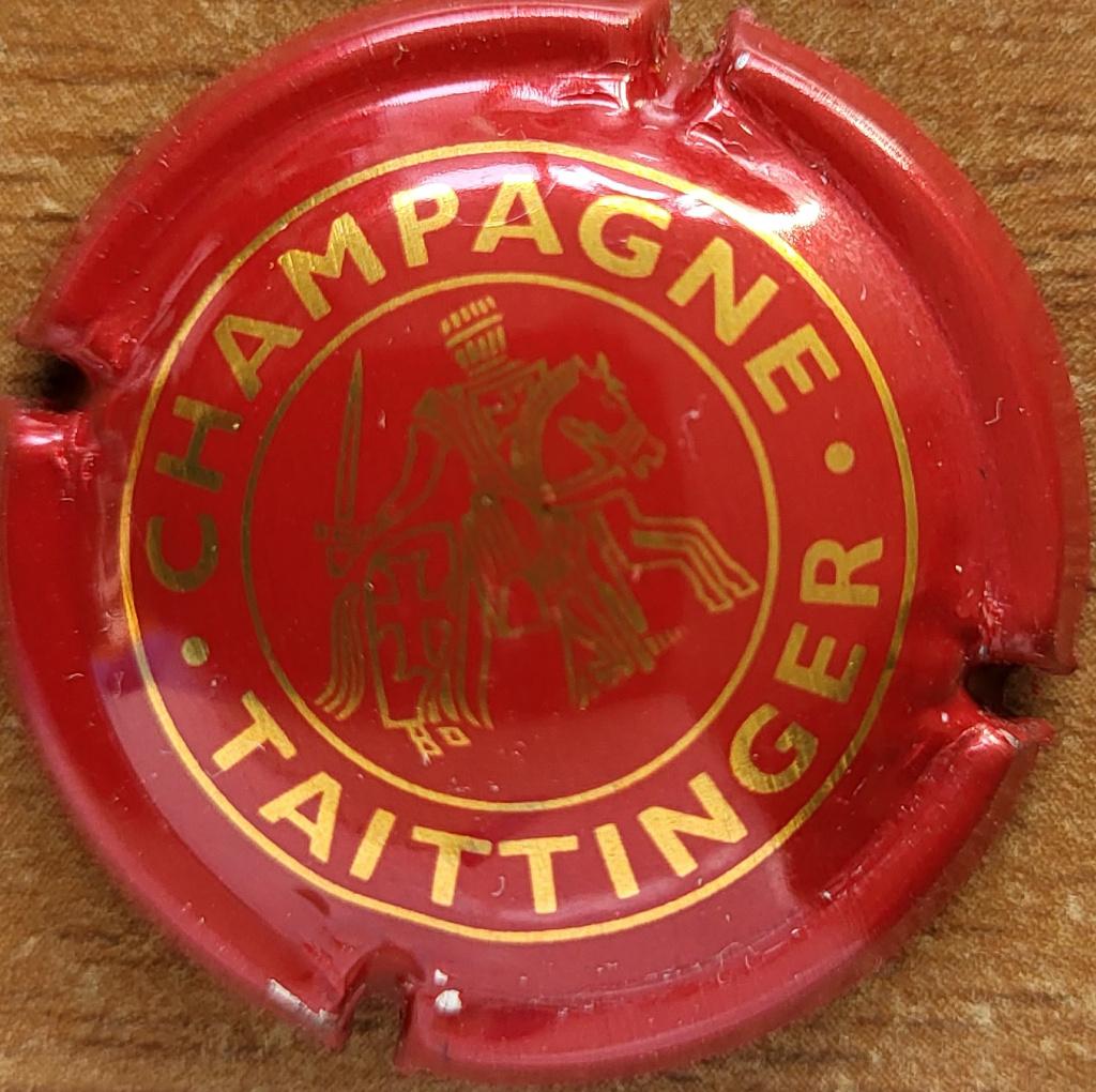 Capsule Champagne TAITTINGER bordeaux & or foncé nr.85a, Enlèvement ou Envoi, Neuf, France, Champagne