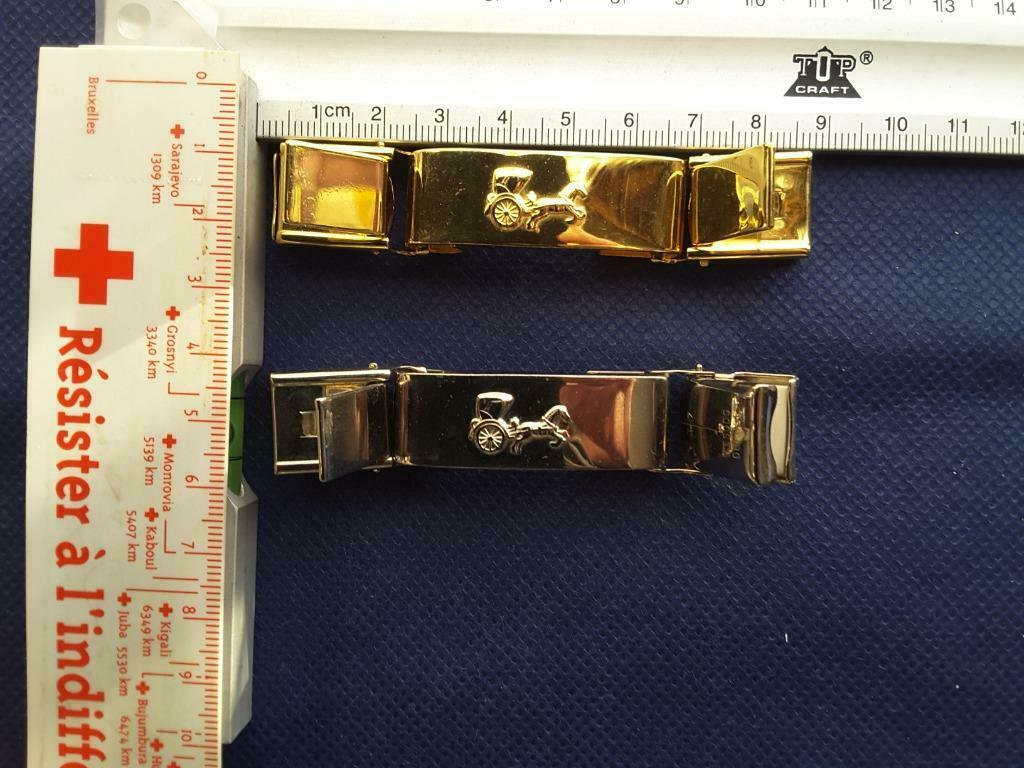 boucle ceinture1,5 cm or ou argent motif carrosse avec pince, Ophalen of Verzenden, Nieuw