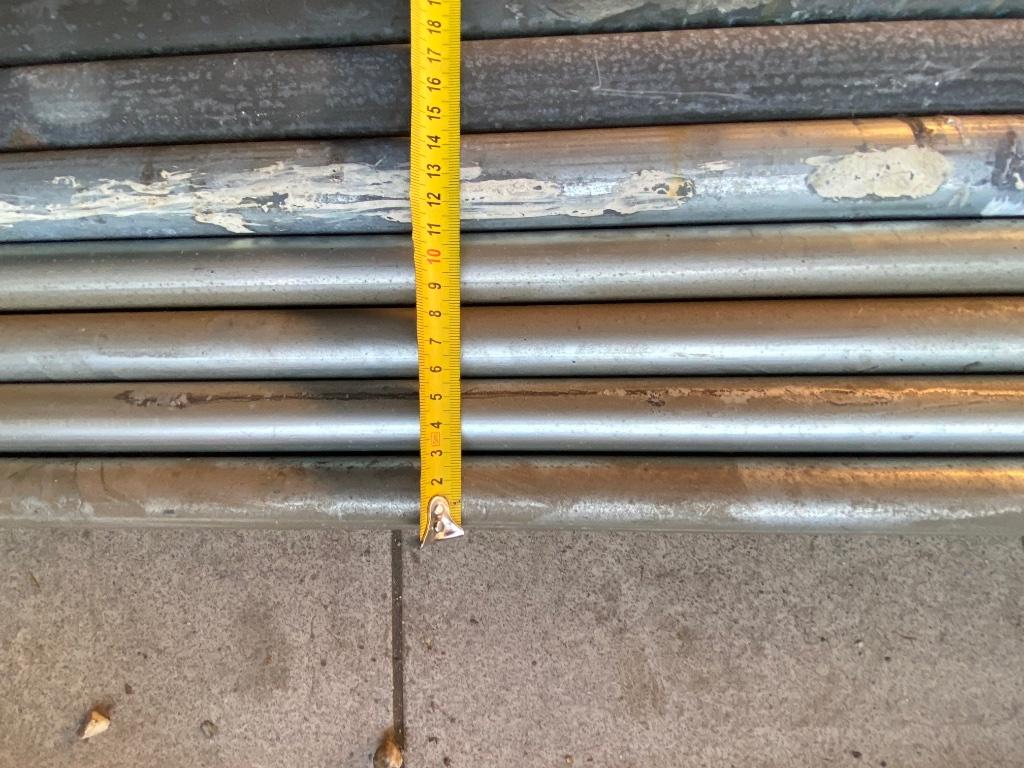 Verzonken buizen 3,5 diameter, 3 diameter enkel voor cv., Ophalen, Overige materialen, Gebruikt, Rechte buis