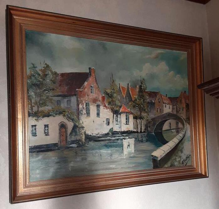 Klassieke schilderijen op doek in Brugge M.Matthijs, Antiek en Kunst, Kunst | Schilderijen | Klassiek, Ophalen
