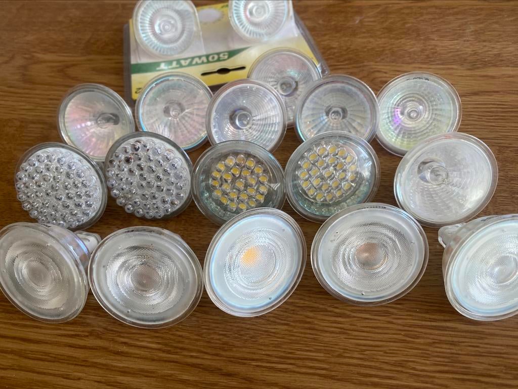 Transformator en schijnwerper, Ophalen, Gebruikt, Glas, Led