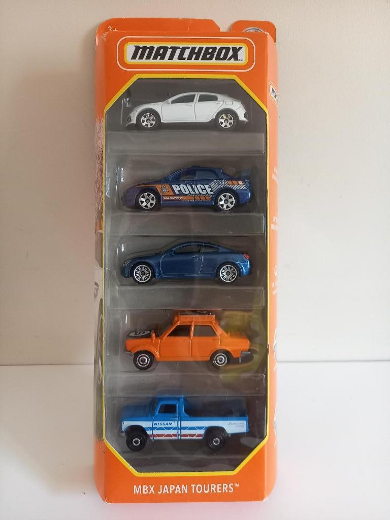 Matchbox 5 pack Japan Tourers (2022) met Datsun 510 Rally, Ophalen of Verzenden, Nieuw, Auto, Matchbox