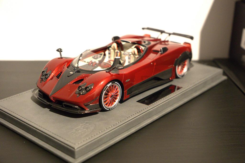 Pagani HP Barchetta 1/18 BBR N13/24, Ophalen of Verzenden, Zo goed als nieuw, Auto, Overige merken