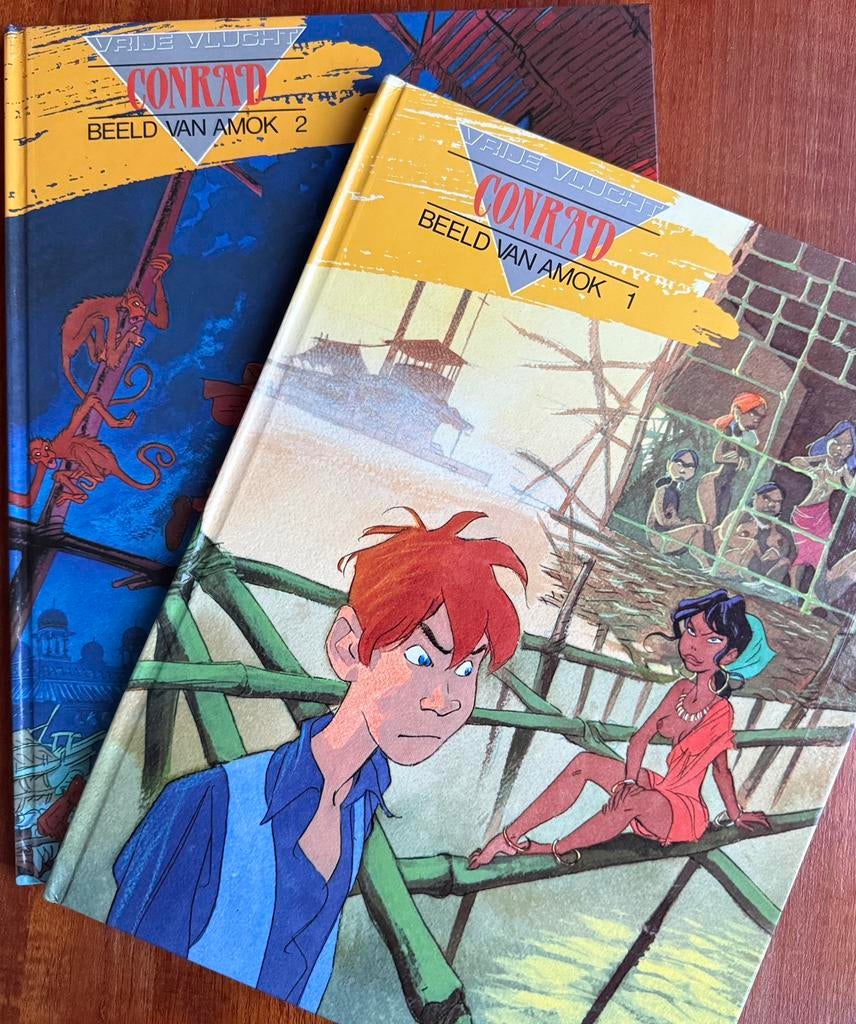 Conrad - Vrye vlucht beeld van amok 1 & 2, Boeken, Stripverhalen, Ophalen of Verzenden, Conrad