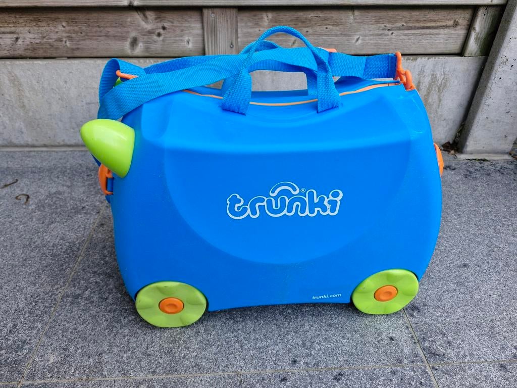 Trunki kinderkoffer, Ophalen, Zo goed als nieuw, Wieltjes