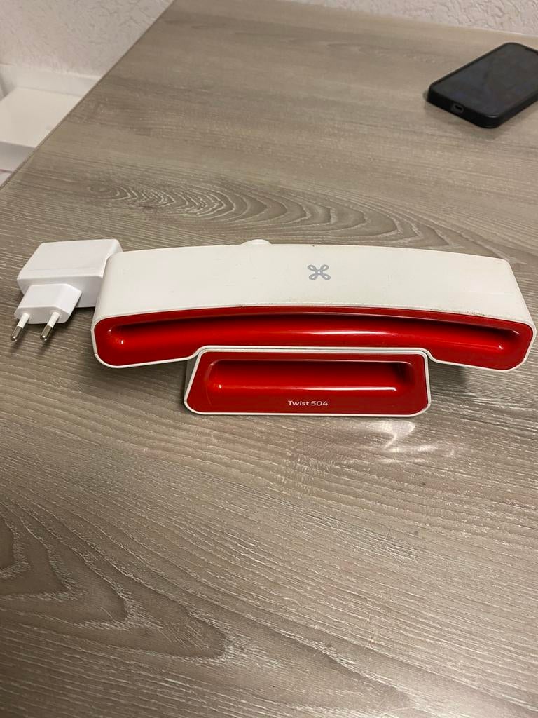 Proximus Twist 504 draadloze retro-telefoon, €10, Ophalen of Verzenden, Gebruikt, 1 handset, Stralingsarm