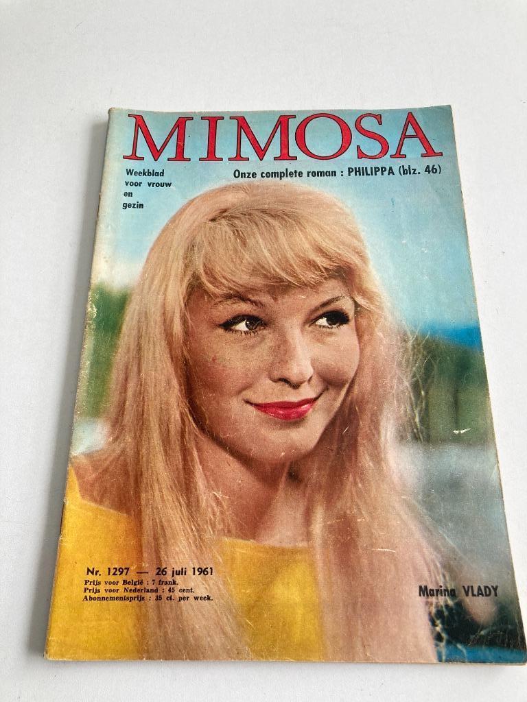 MIMOSA nr 1297 1961 : Sunil, Unox, Robbedoes, Royco, Tide, Verzamelen, Ophalen of Verzenden, 1960 tot 1980, Tijdschrift