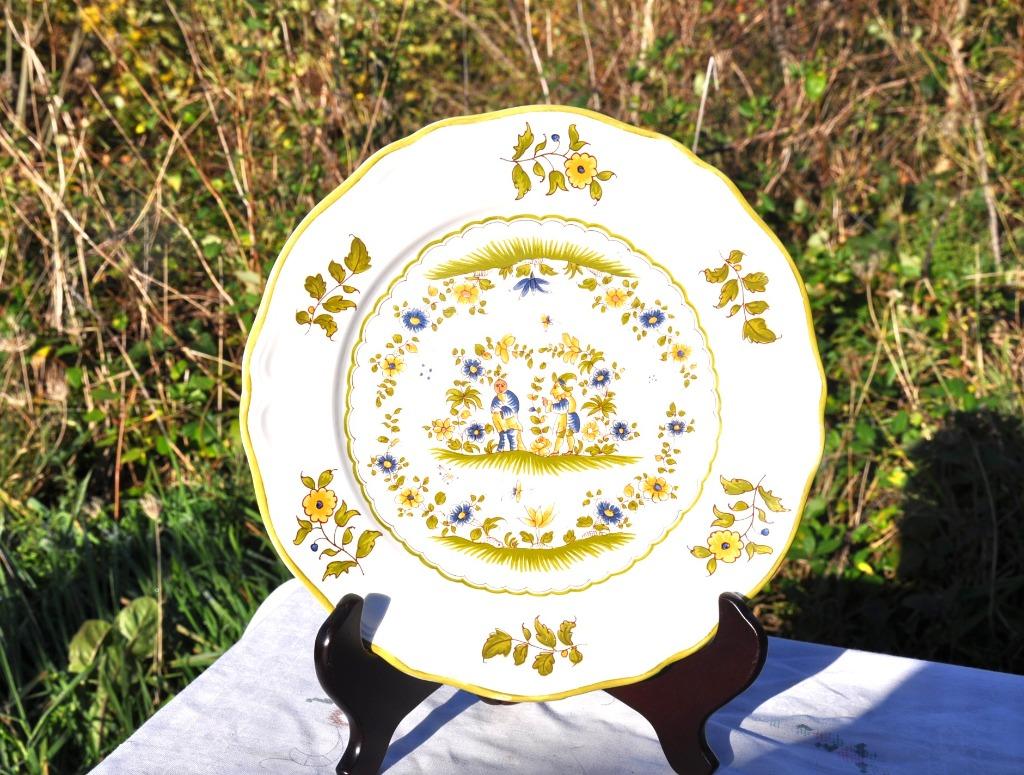 assiette decorative orchies motif 2 personnages (2), Enlèvement ou Envoi