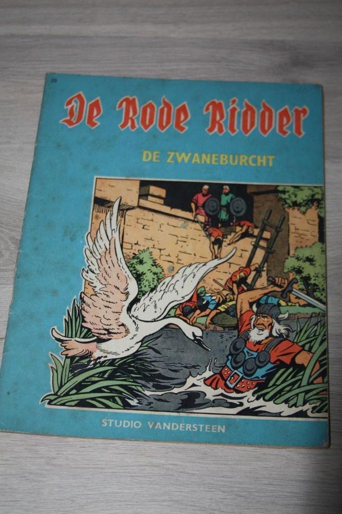 1e druk nr 29 , De Rode Ridder ( Willy Vandersteen ) 1966, Gelezen, Willy Vandersteen, Eén stripboek, Ophalen of Verzenden