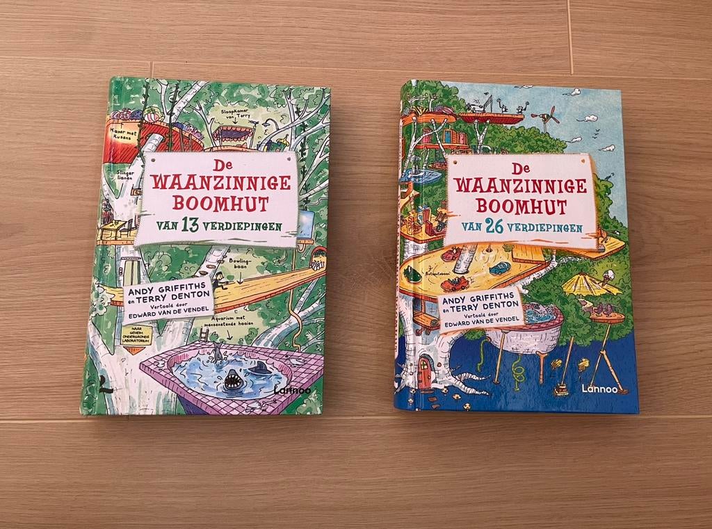 Boek 1 en 2 van ‘De waanzinnige boomhut’, Ophalen, Nieuw, Terry Denton; Andy Griffiths