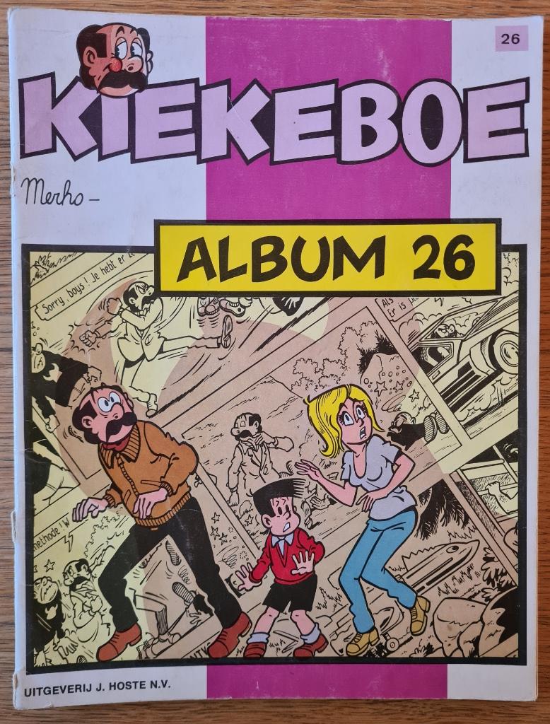 Stripverhaal Kiekeboe: 'Album 26', Boeken, Gelezen, Eén stripboek, Merho, Ophalen of Verzenden