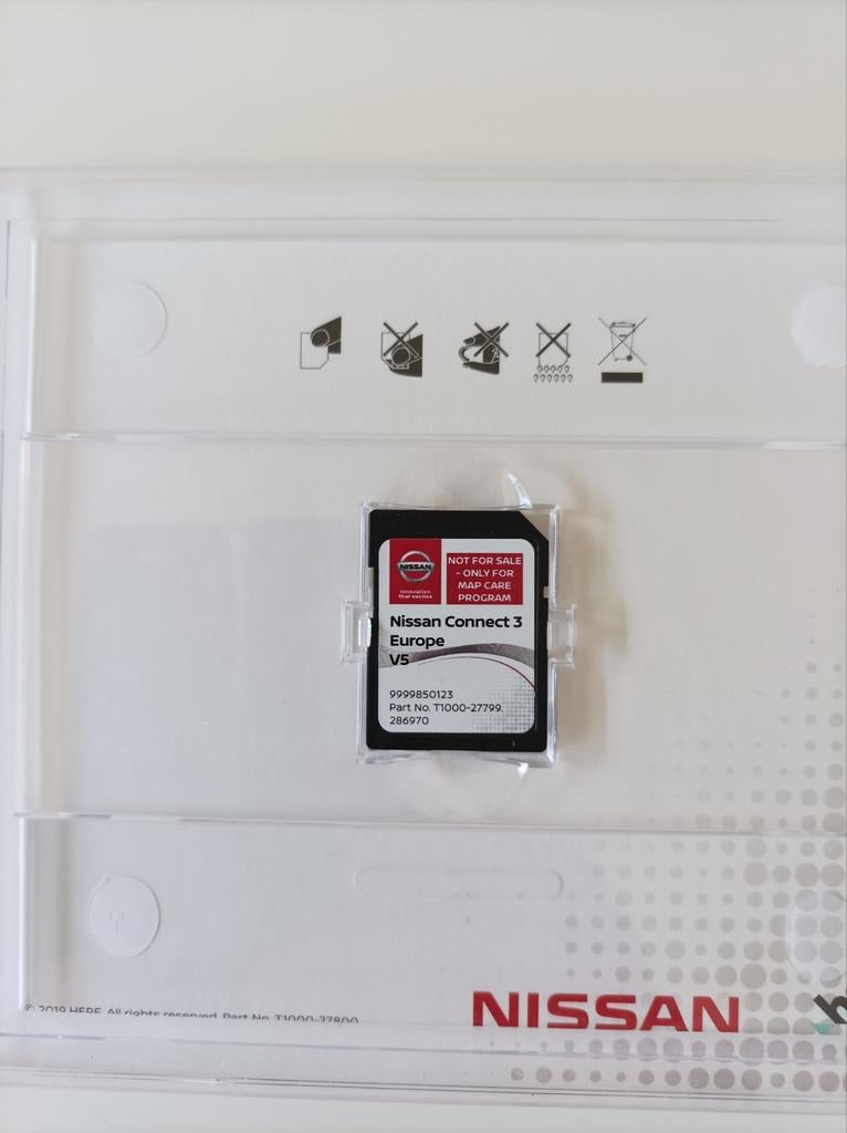 Carte navigateur Nissan, Ophalen