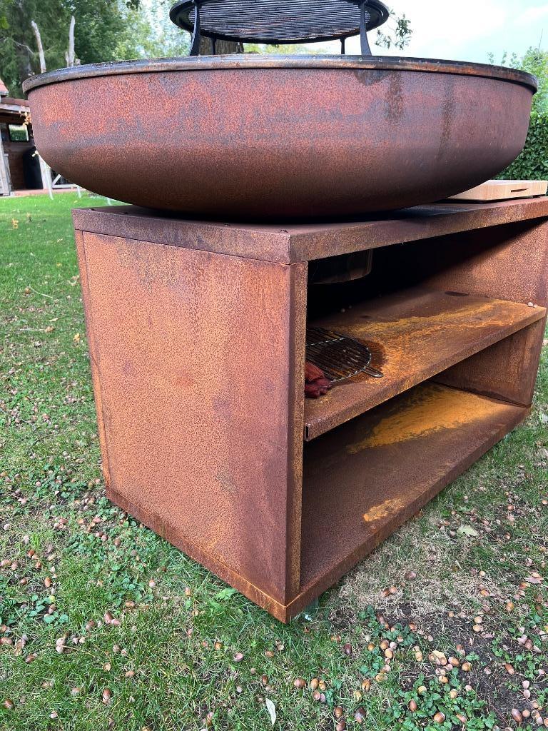 BonFeu Island XL Corten Demo toestel, Enlèvement ou Envoi, Neuf, Autoportant