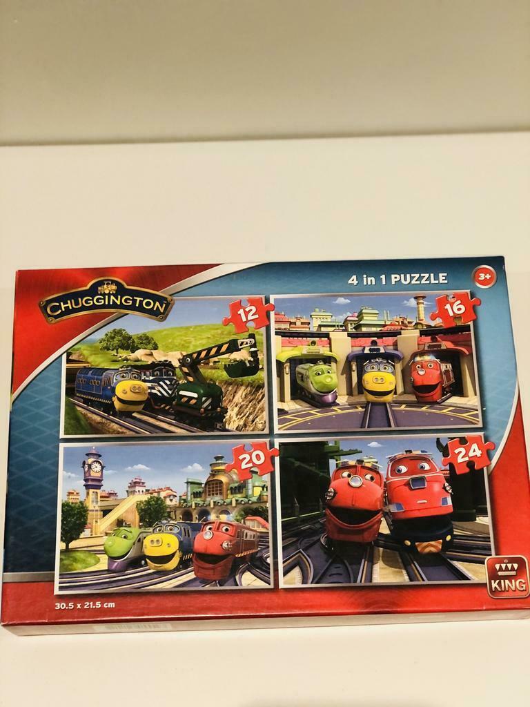 Puzzle 4 in 1, Ophalen of Verzenden, Zo goed als nieuw, Puzzelen
