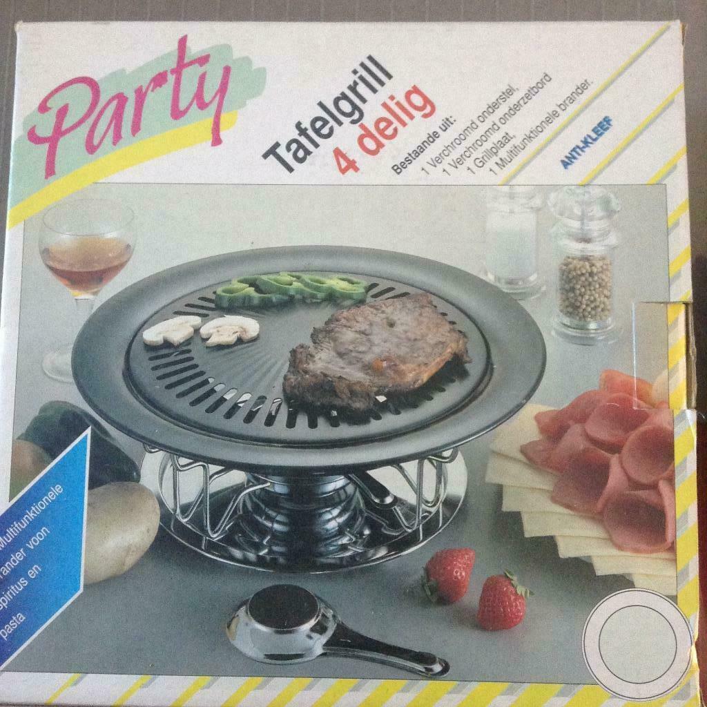 Tafelgrill, Elektronische apparatuur, Gourmetstellen, Ophalen of Verzenden, Zo goed als nieuw, Minder dan 4 personen