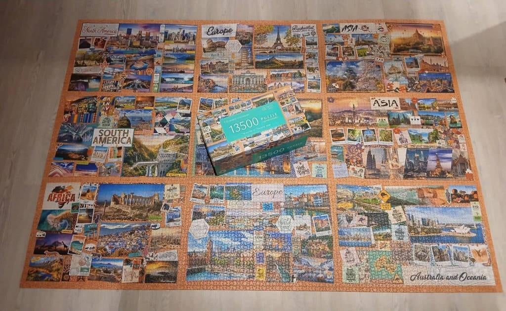 PUZZLE 13500 Pièces, Enlèvement, Plus de 1 500 pièces, Comme neuf, Puzzle