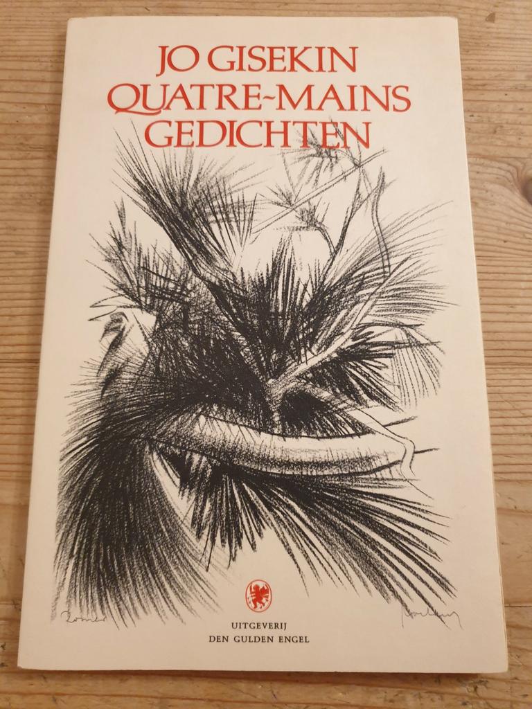 JO GISEKIN QUATRE-MAINS GEDICHTEN 1987 Geïllustreerd, Ophalen of Verzenden, Zo goed als nieuw