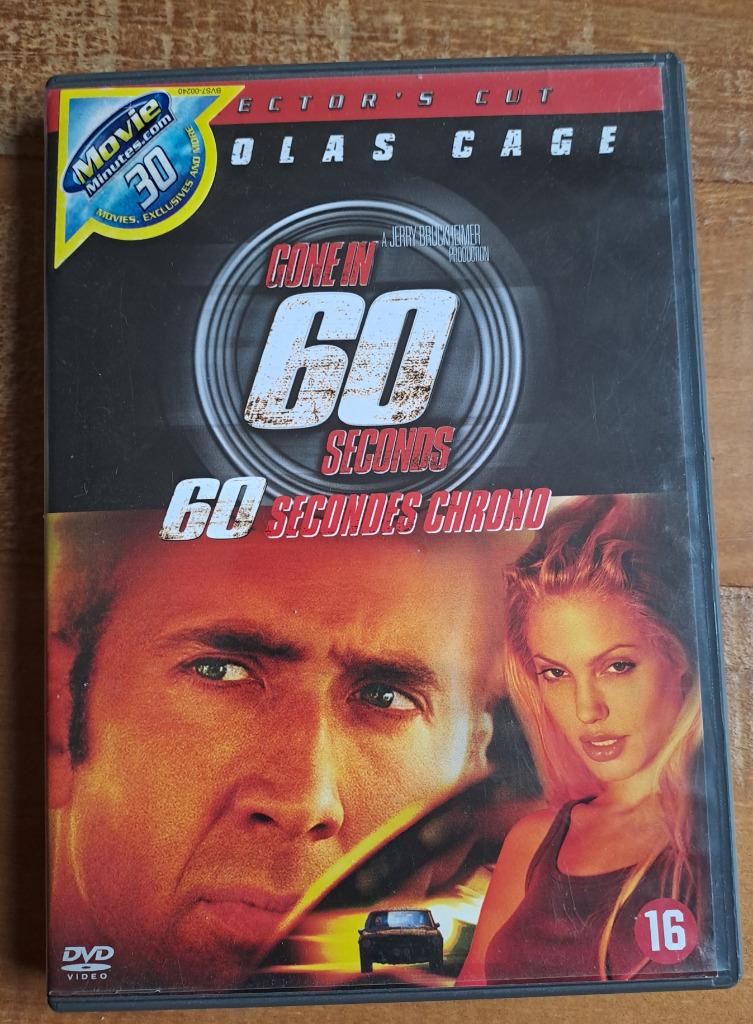 Gone in 60 seconds - Nicolas Cage, Cd's en Dvd's, Dvd's | Actie, Gebruikt, Actie, Ophalen of Verzenden