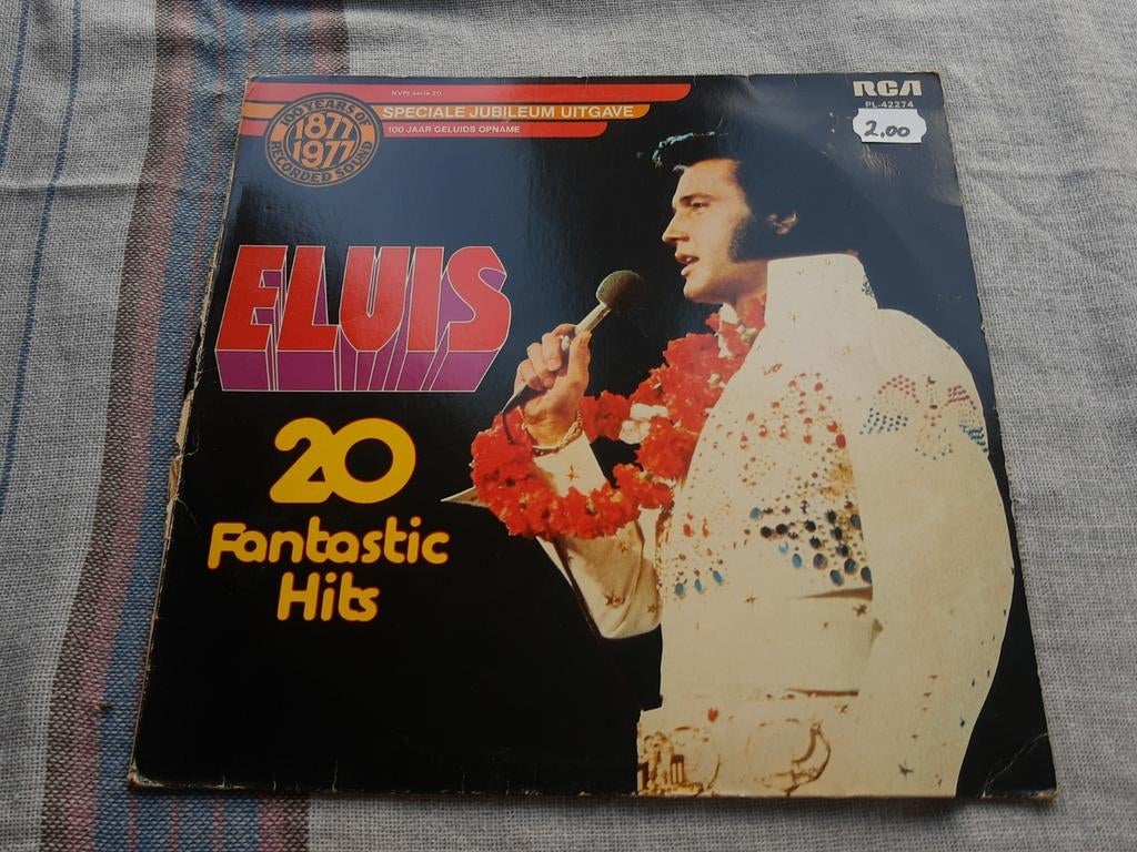 LP Elvis - 20 fantastic hits, Ophalen of Verzenden, Zo goed als nieuw