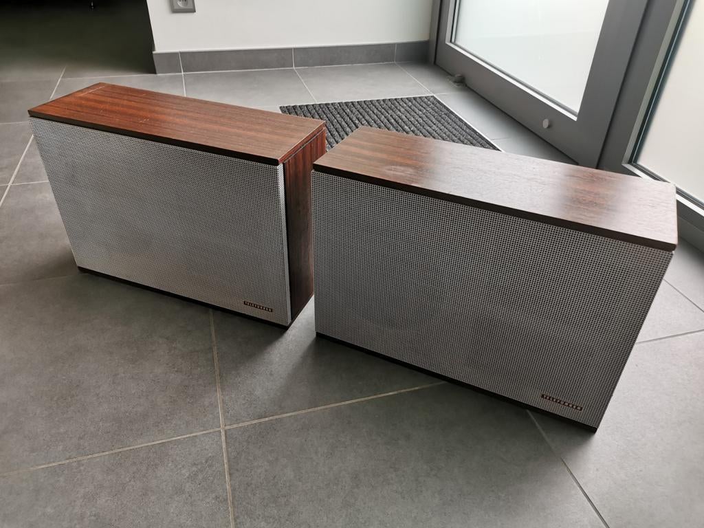 Telefunken L250 luidsprekers 2 stuks vintage, Ophalen, Gebruikt