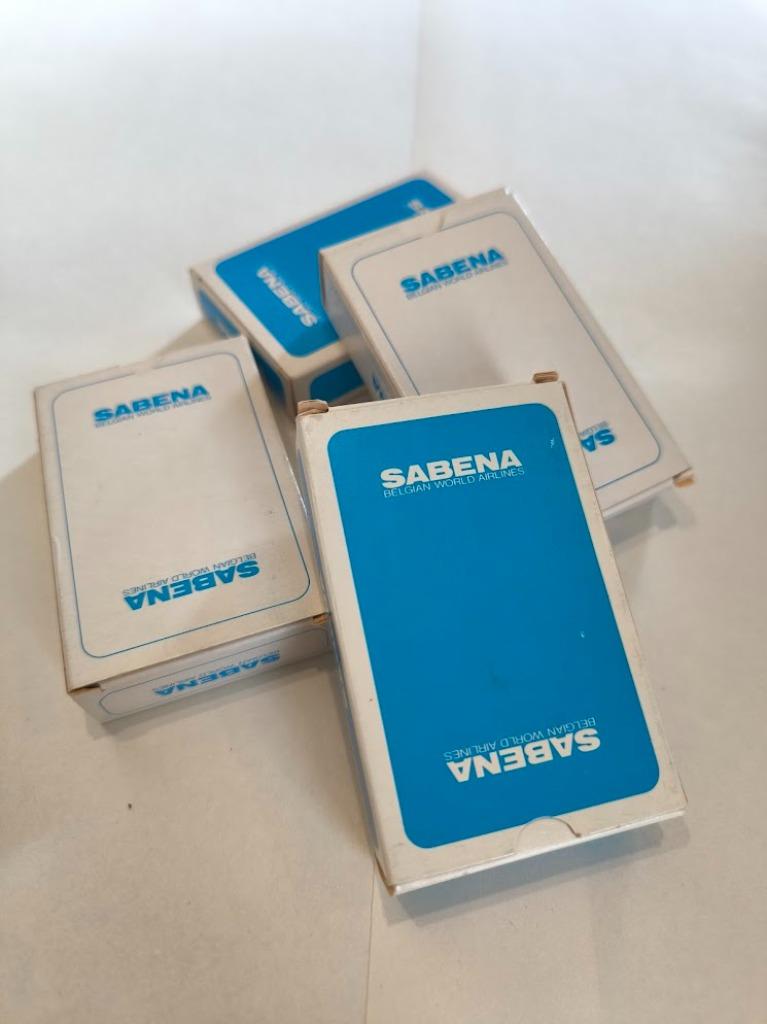 Cartes à jouer Sabena 4 boîtes, Enlèvement