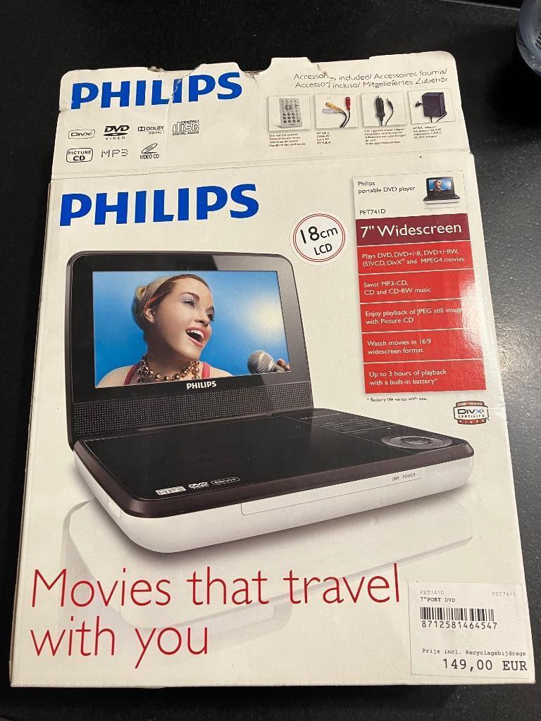 Draagbare DVD speler Philips, Philips, Draagbaar, Zo goed als nieuw, Ophalen