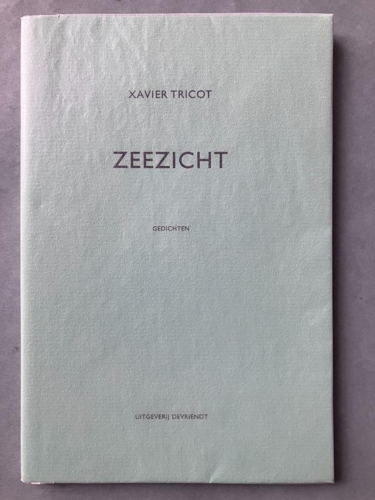 Zeezicht - Xavier Tricot (Devriendt, 2002), Boeken, Ophalen of Verzenden