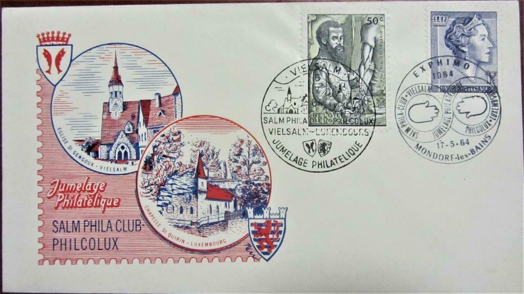 FDC BELGIË-RODE KRUIS, NR. 1281- ANDRE VESALIUS, Postzegels en Munten, Ophalen of Verzenden, Gestempeld, Overige thema's