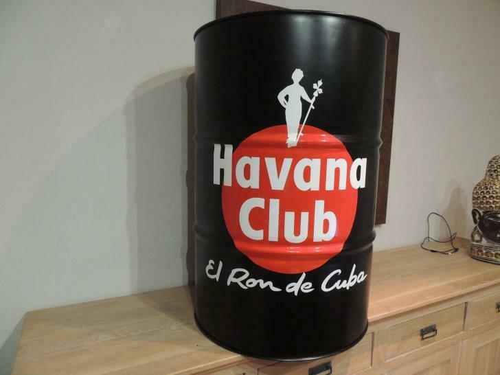 Tonneau métal Havana Club, Collections, Articles de fumeurs, Briquets & Boîtes d'allumettes, Neuf, Enlèvement ou Envoi