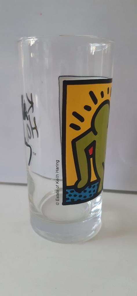 Keith Haring glas Lu, Ophalen of Verzenden, Zo goed als nieuw