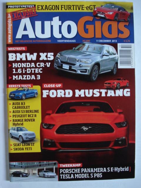AutoGids 890 Ford Mustang/Exagon Furtive/Porsche Panamera/Te, Verzenden, Zo goed als nieuw, Algemeen