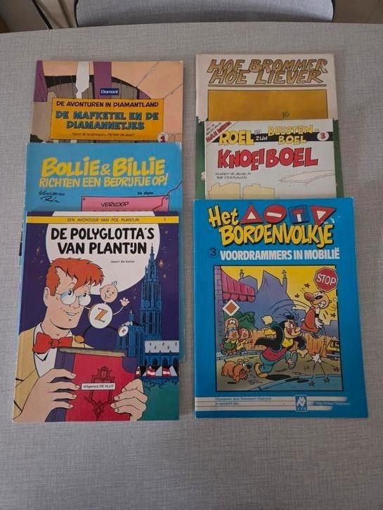 6 x 1ste druk, Boeken, Stripverhalen, Ophalen of Verzenden, Zo goed als nieuw