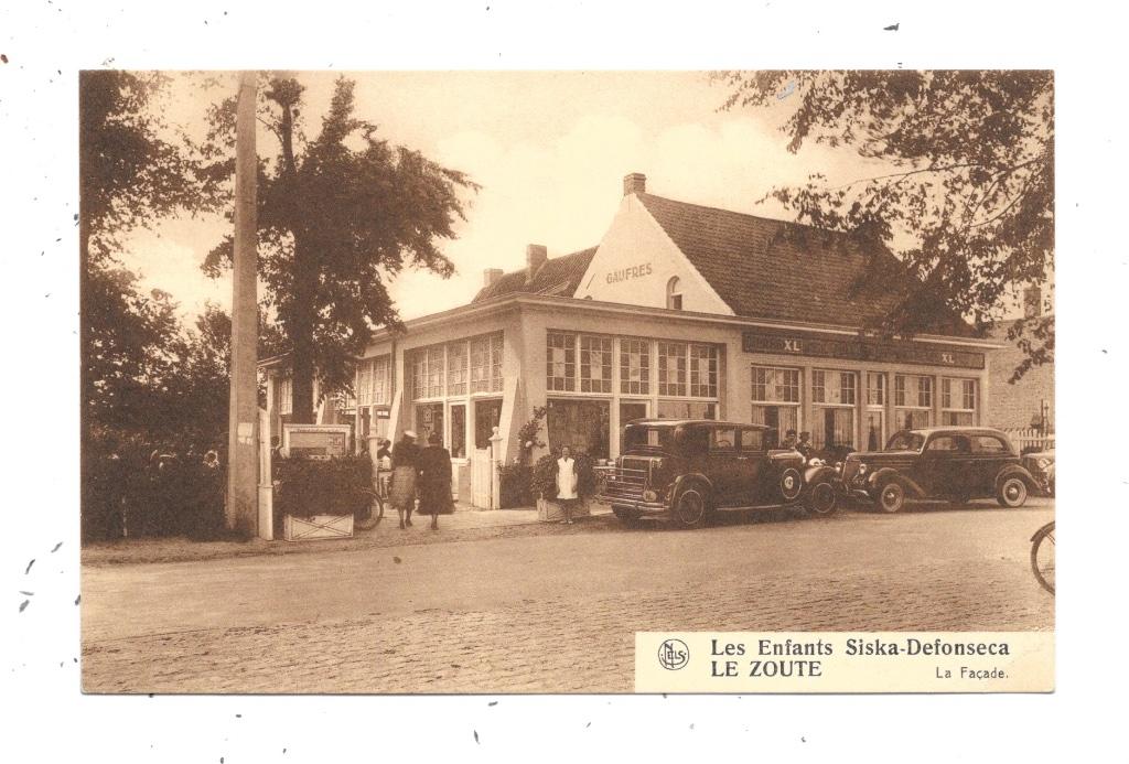 Le Zoute NA58: Les Enfants Siska-Defonseca, Envoi, 1920 à 1940, Non affranchie, Flandre Occidentale