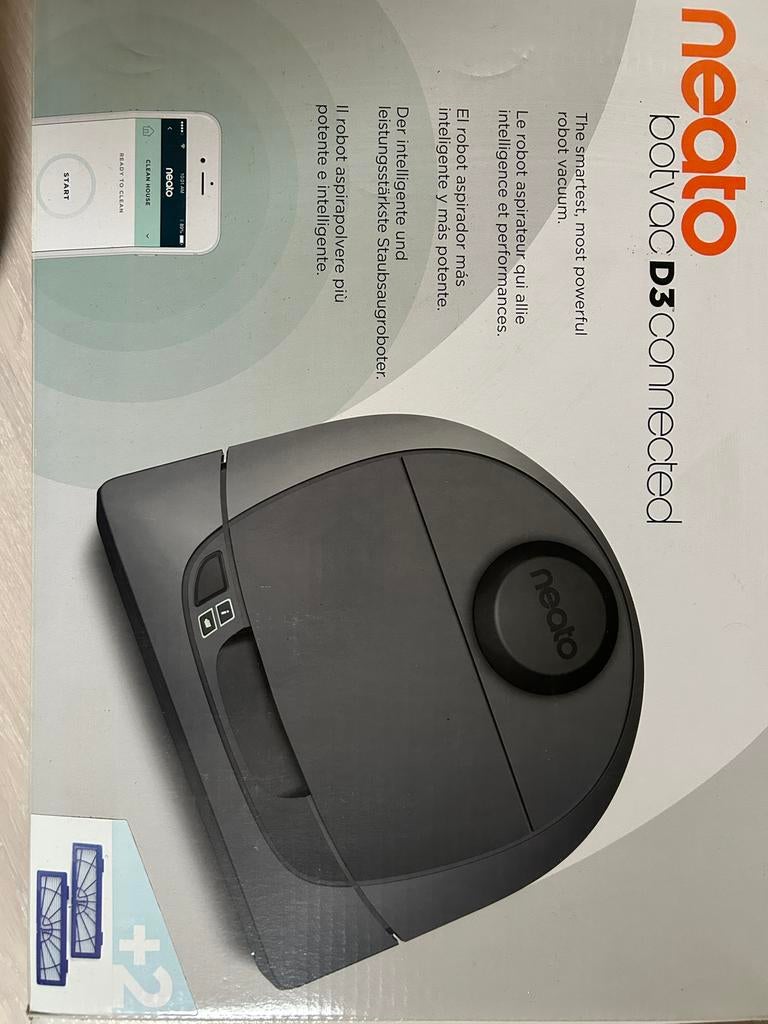 Connecté Neato D3 pour pièces, Enlèvement ou Envoi, Réservoir, Ne fonctionne pas, Aspirateur robot
