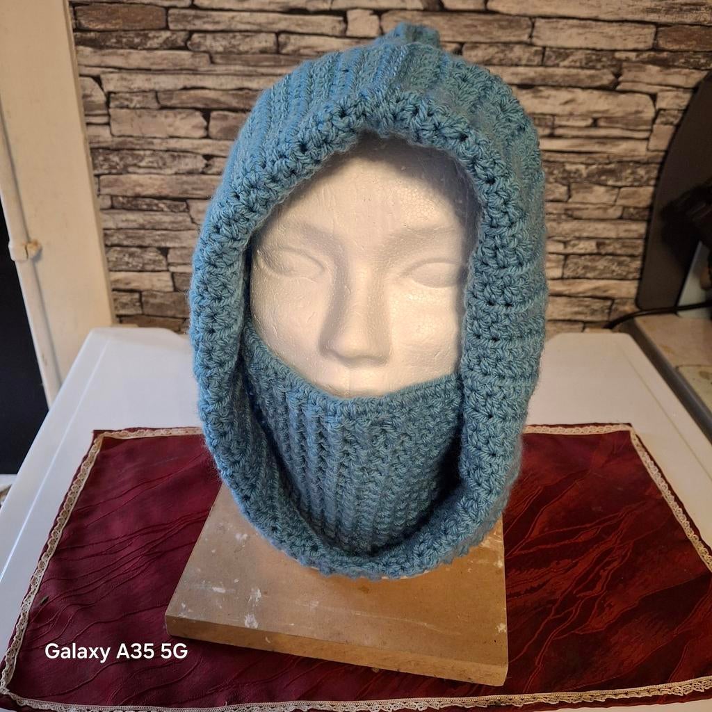 Warme muts kan op 2 manieren gedragen worden acryl wol, Kleding | Dames, Ophalen of Verzenden, Muts