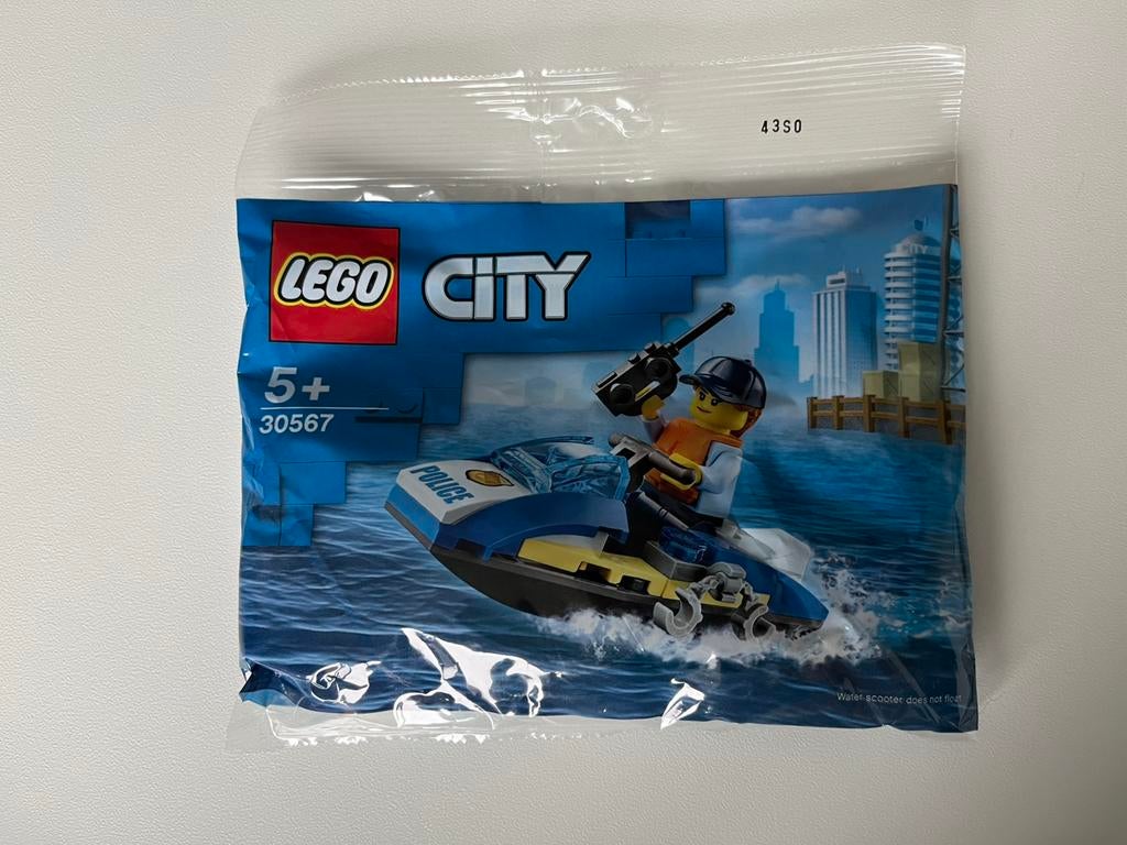 Lego city 30567 politie waterscooter, Ophalen of Verzenden, Lego