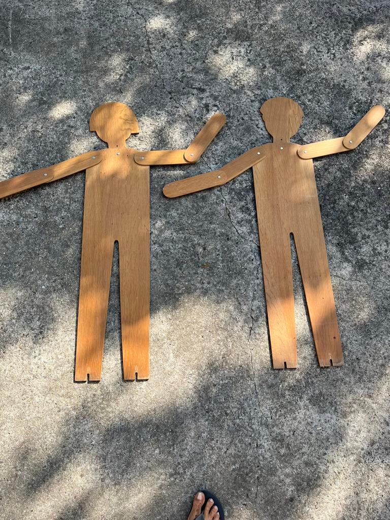 Midcentury kinder  manequins, Ophalen