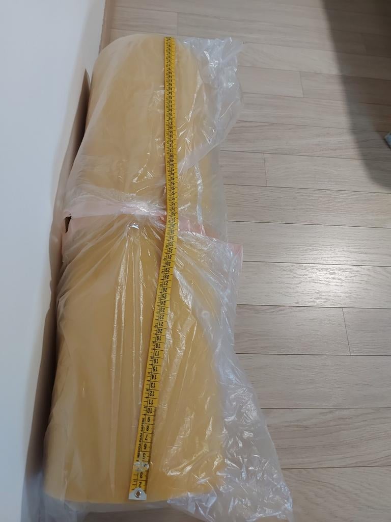 Vulling lang rond kussen 80cmlang diameter 80cm, Huis en Inrichting, Woonaccessoires | Kussens, Ophalen, Zo goed als nieuw, Rond