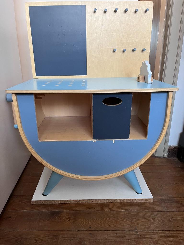 Sebra houten kinderwerkbank, Enlèvement, Utilisé, Découverte