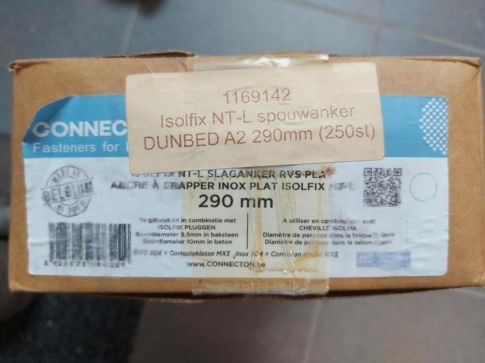 250 stuks spouwanker, Ophalen, Nieuw