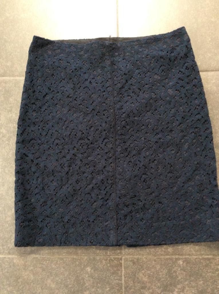 Rok Marccain 42, Blauw, Maat 42/44 (L), Ophalen of Verzenden, Zo goed als nieuw