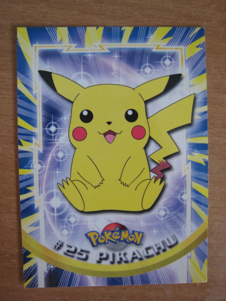 POKEMON TOPPS English N 25 PIKACHU, Envoi, Utilisé, Cartes en vrac