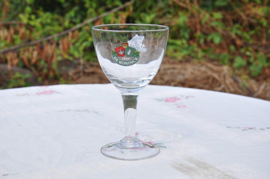 §  verre sur pied de koninck 150 ans zoo d'anvers, Collections, Enlèvement ou Envoi, Comme neuf, Verre ou Verres, De Koninck
