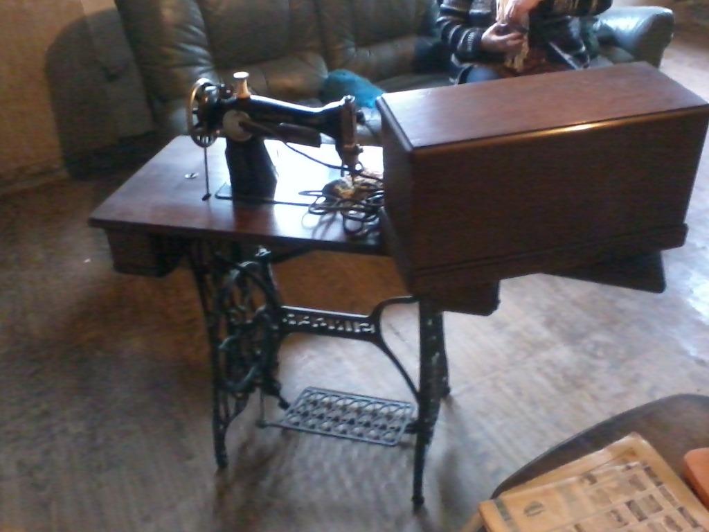 Oud naaimachine SINGER, Enlèvement