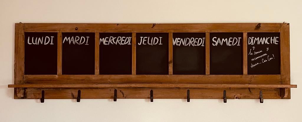 Semainier, Enlèvement