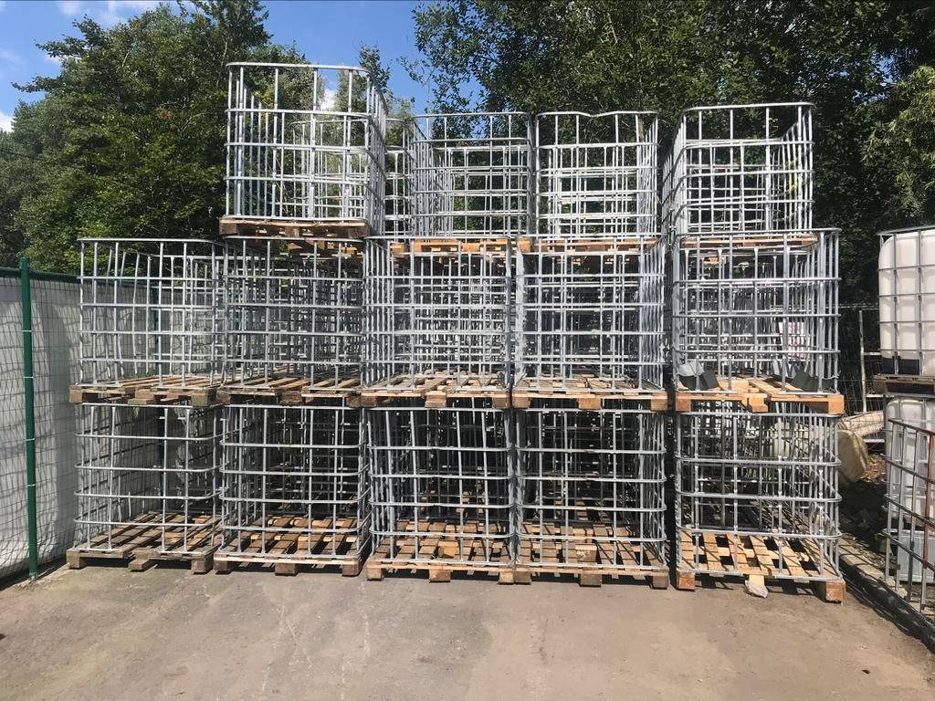 Houtkorven en Ibc water vaten  600 en 1000l, Tuin en Terras, Ophalen of Verzenden