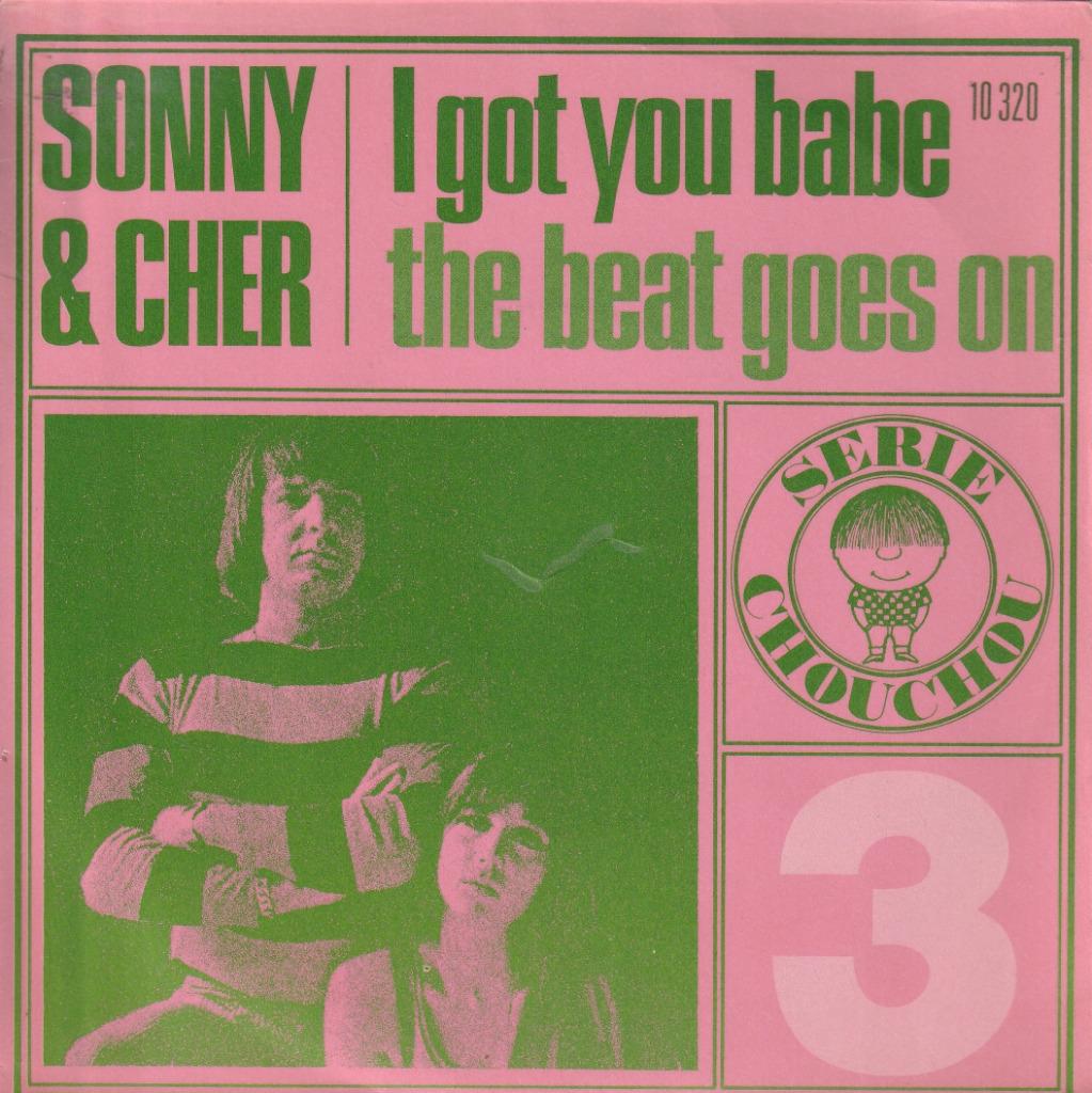 Sonny & Cher - I got you babe, Single, Comme neuf, Pop, 7 pouces
