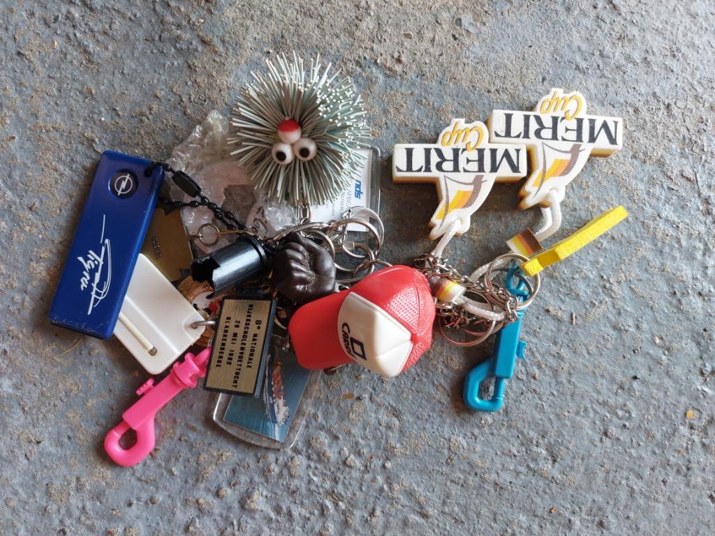 Lot Sleutelhangers jaren 80 - 90, Verzamelen, Ophalen of Verzenden, Gebruikt, Overige typen