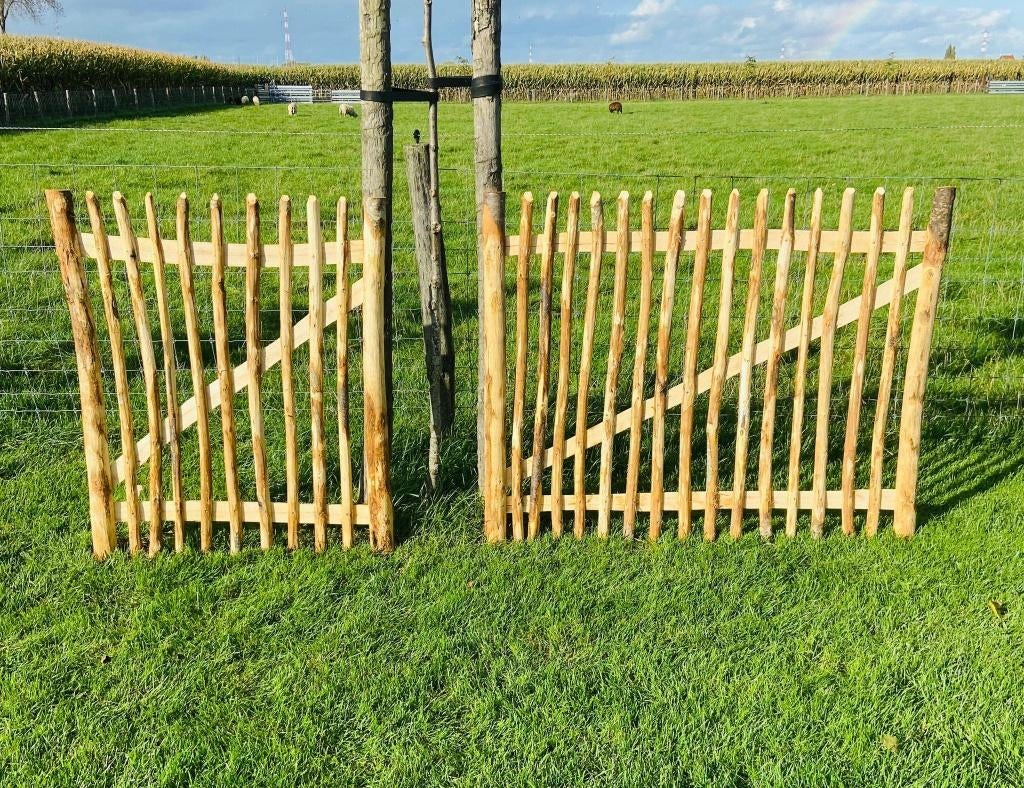Kastanje hekwerk en poortjes, Ophalen of Verzenden
