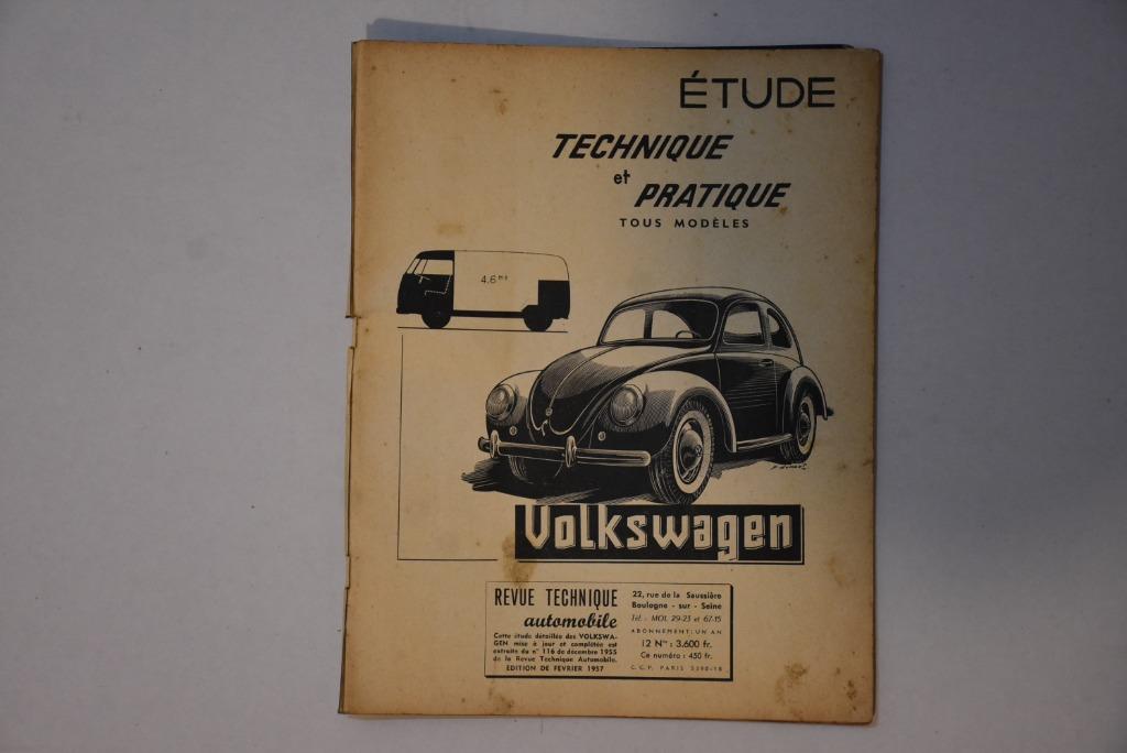 Cahier technique de la VW Beetle 1957, Livres, Enlèvement ou Envoi, Utilisé